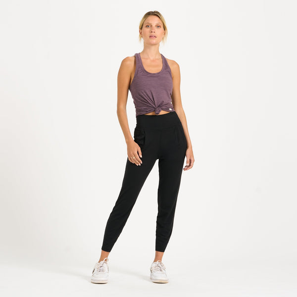 Lux Performance Tank | Smoked Plum Heather