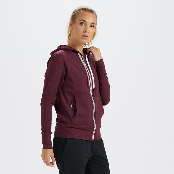 Halo Performance Hoodie | Cerise Heather
