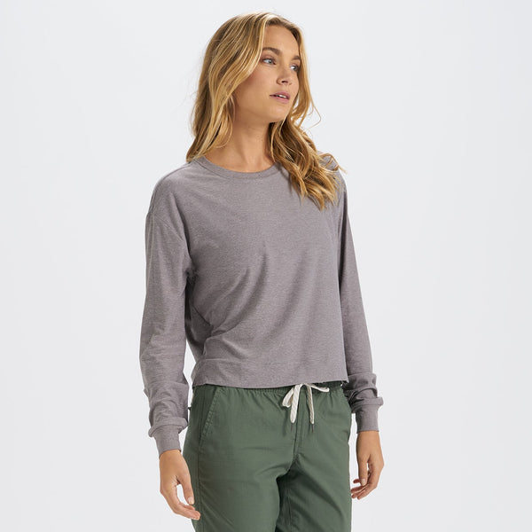 Long-Sleeve Solstice Tee | Clay Heather