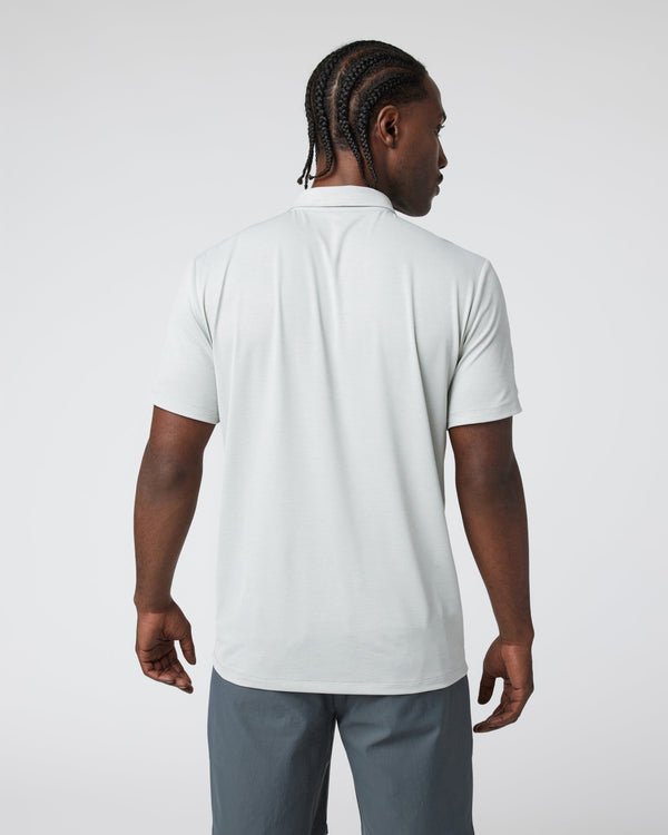 Zephyr Polo | Sky Grey