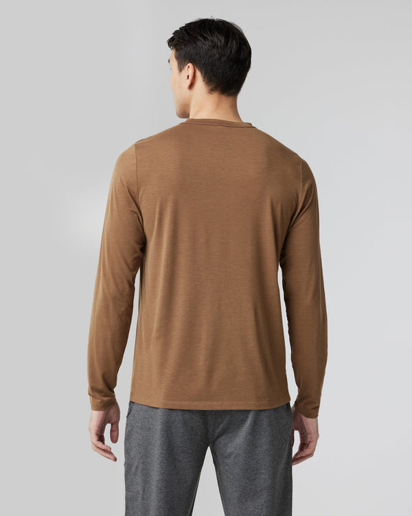 Long Sleeve Current Tech Tee | Pecan
