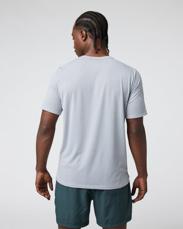 Current Mesh Tee | Platinum