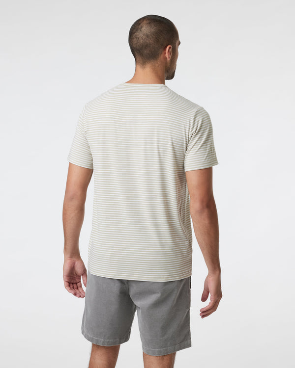 Short Sleeve Current Stripe Tee | Winter Pear