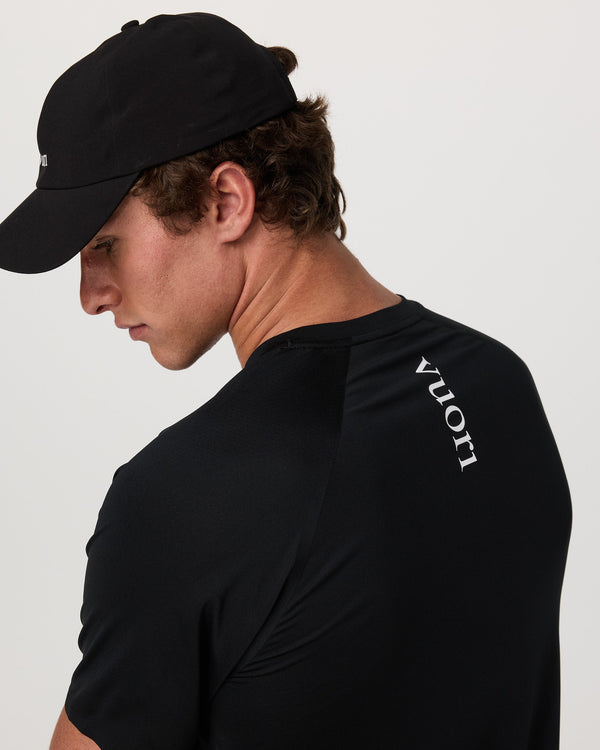 Short Sleeve Viewpoint Performance Tee | Black Logo Graphic