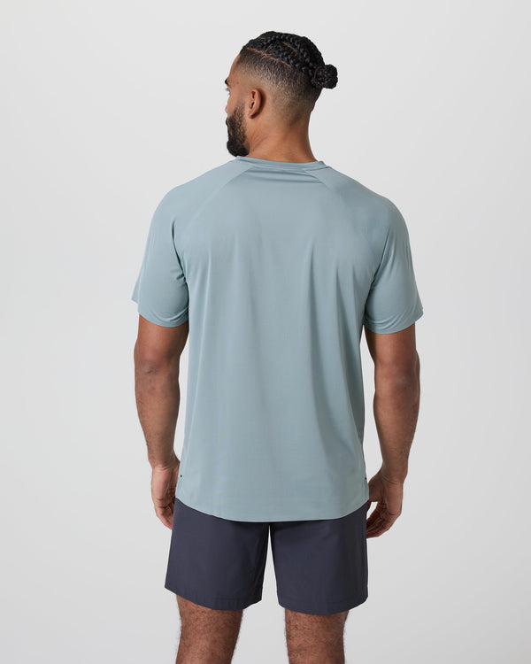 Short Sleeve Viewpoint Performance Tee | Mist