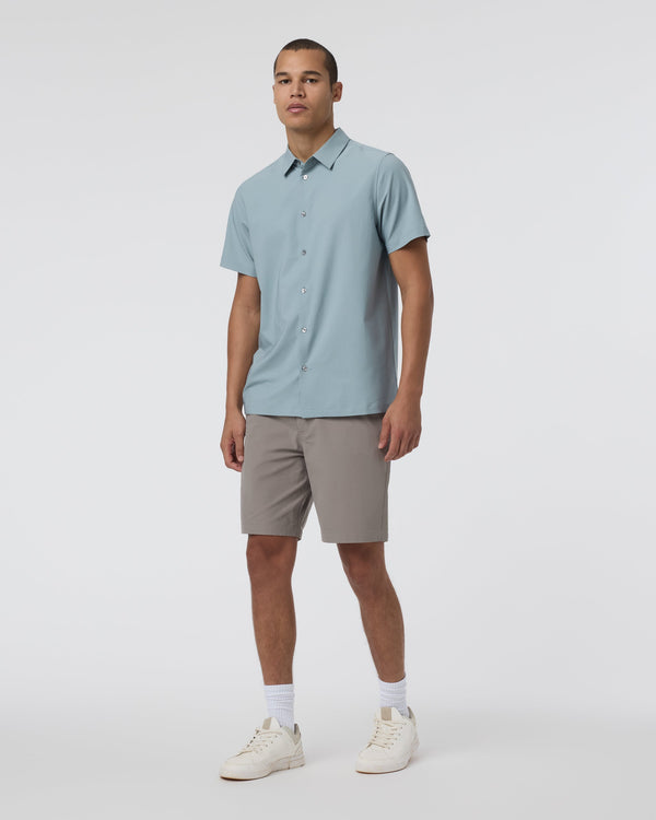 Short Sleeve Manhattan Button Down | Mist