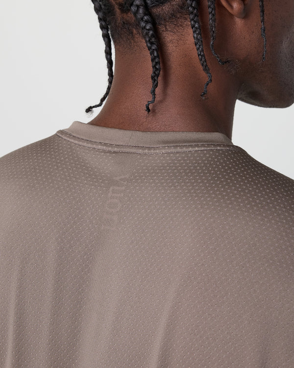 Short Sleeve Clearview Seamless Tech Tee | Mocha