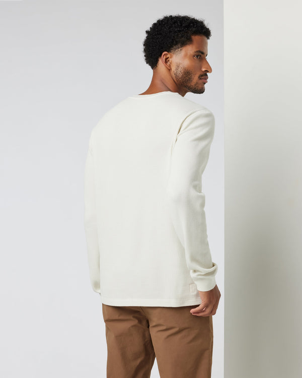 Waffle Henley | Bone