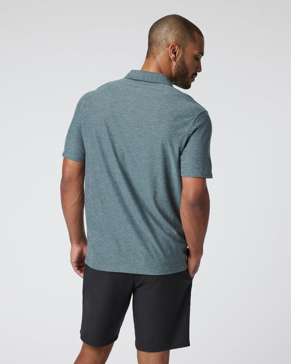 Short Sleeve Strato Button Down | Kashmir Heather