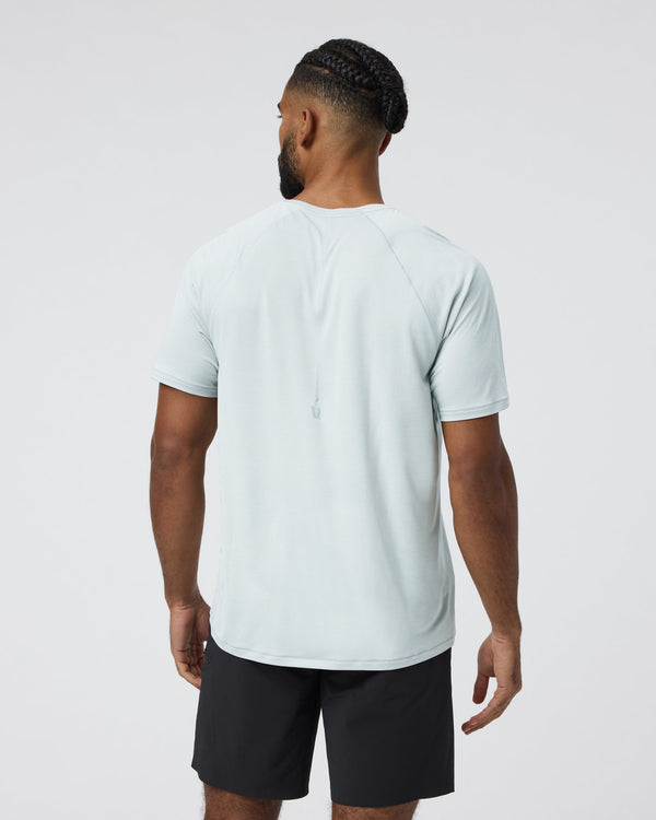 Short Sleeve Precept Tech Tee | Sky Grey