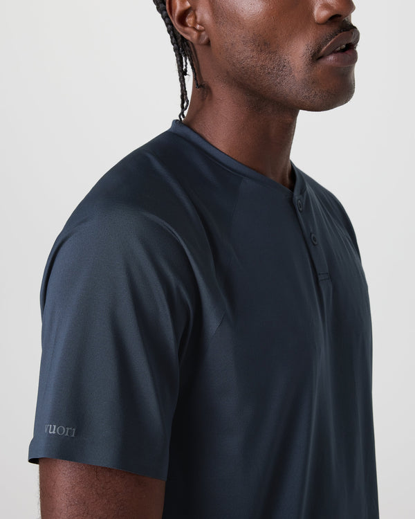 Short Sleeve Viewpoint Henley | Navy