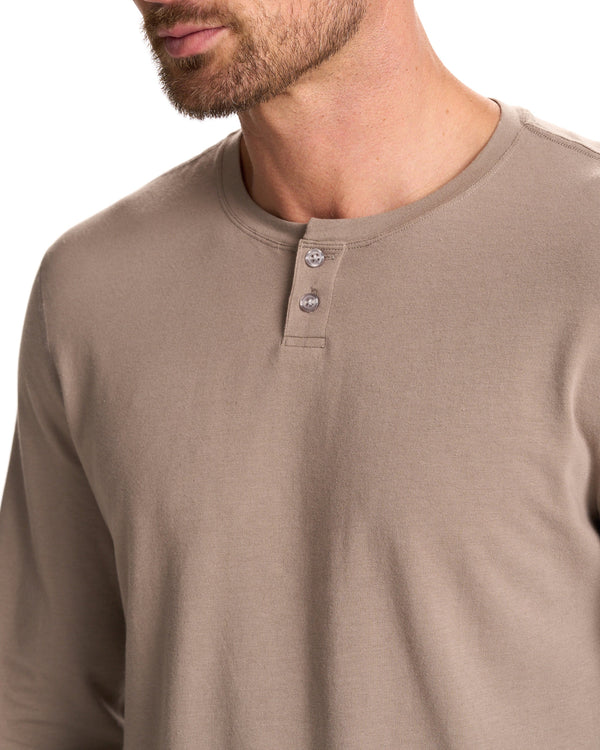 Long-Sleeve Ever Henley | Walnut