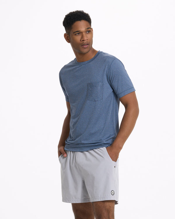 Tradewind Performance Tee | Coastal Heather
