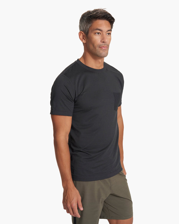 Tradewind Performance Tee | Black Heather