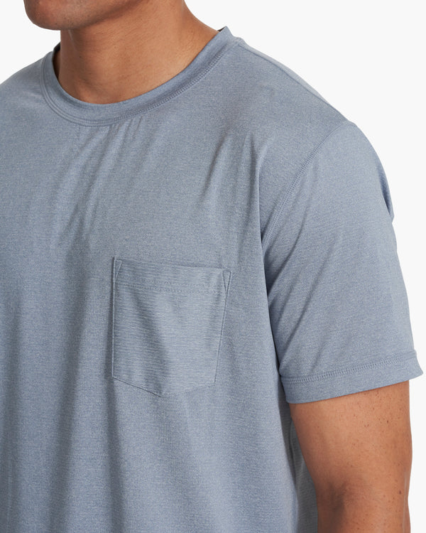 Tradewind Performance Tee | Cloud Heather