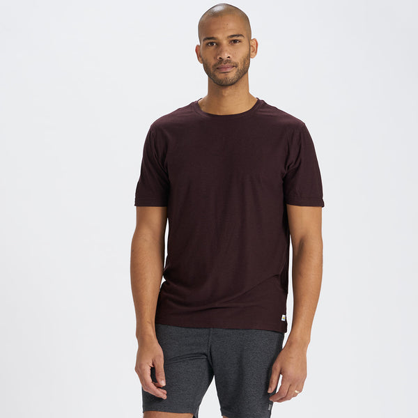 Strato Tech Tee | Oxblood Heather