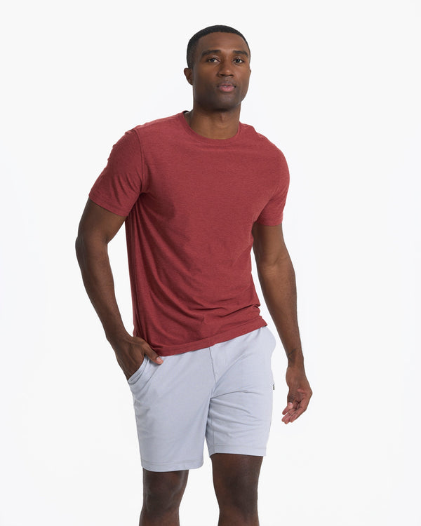 Strato Tech Tee | Currant Heather