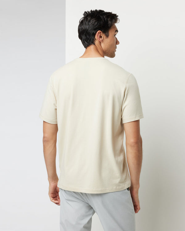 Short Sleeve Tuvalu Henley | Cashew