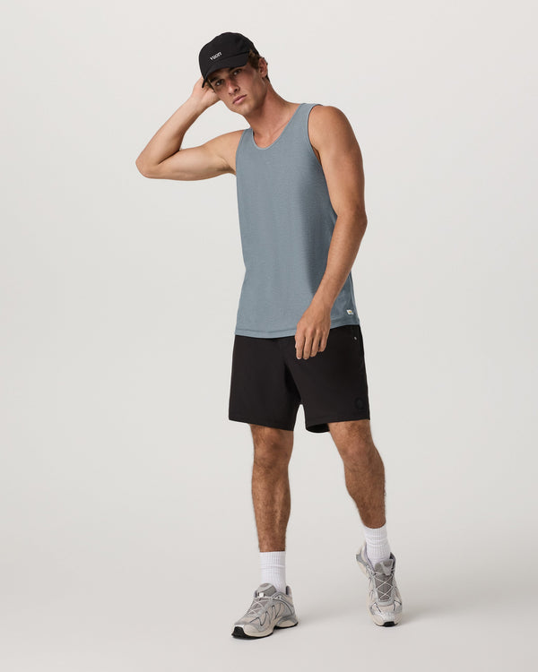 Strato Tech Tank | Dusty Blue Heather
