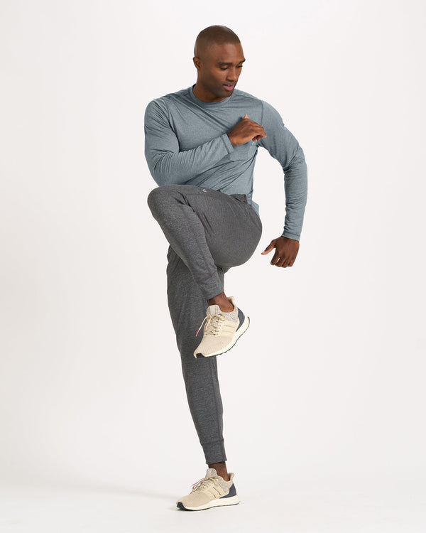 Long Sleeve Tradewind Performance Tee | Cloud Heather