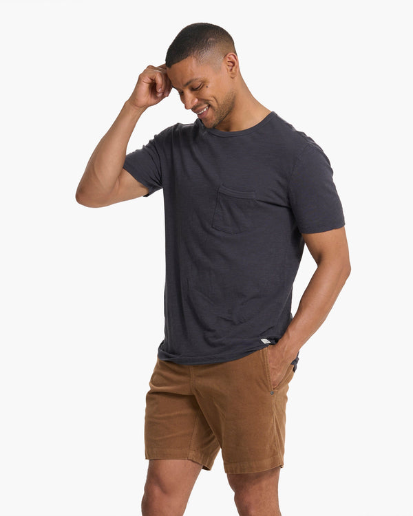 The Rise Tee | Charcoal