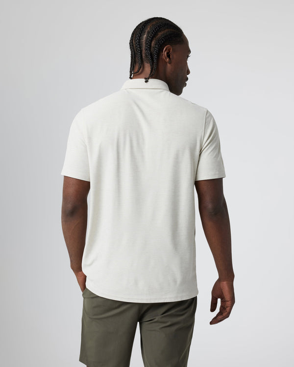 Short-Sleeve Ace Button Down | Cashew