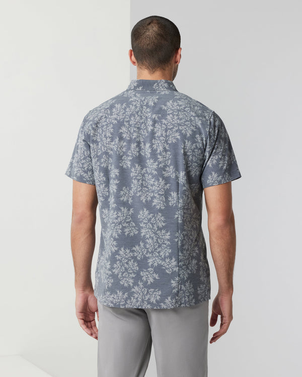 Short-Sleeve Bridge Button Down | Shiitake Vista