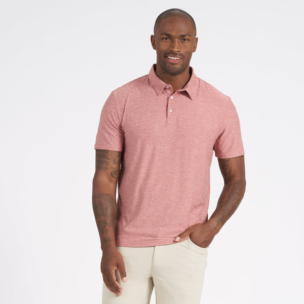 Strato Tech Polo | Redwood Heather