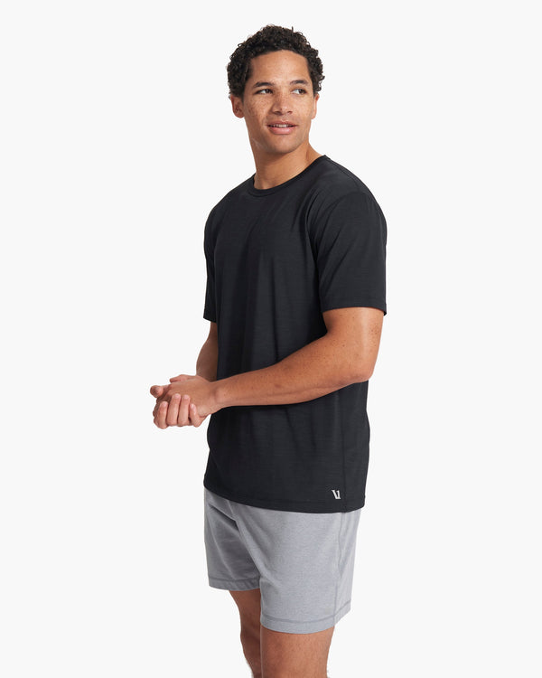 Zephyr Tee | Black Heather