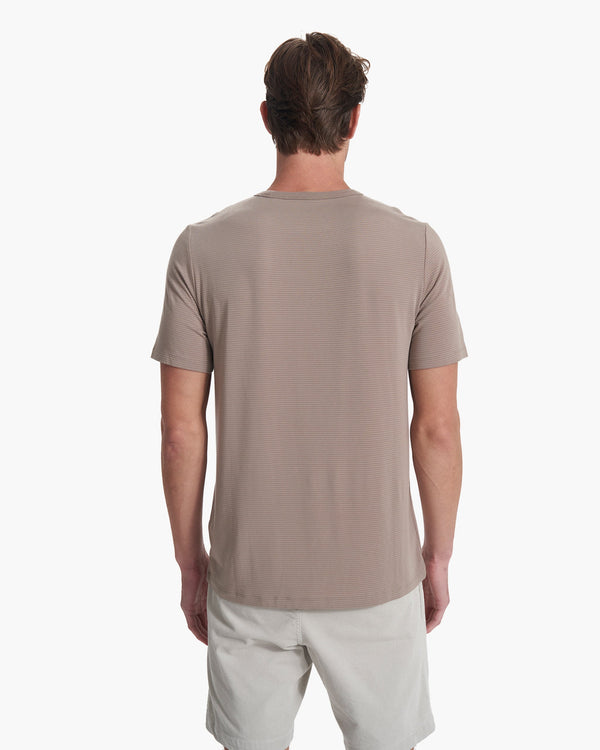 Linear Tech Tee | Walnut