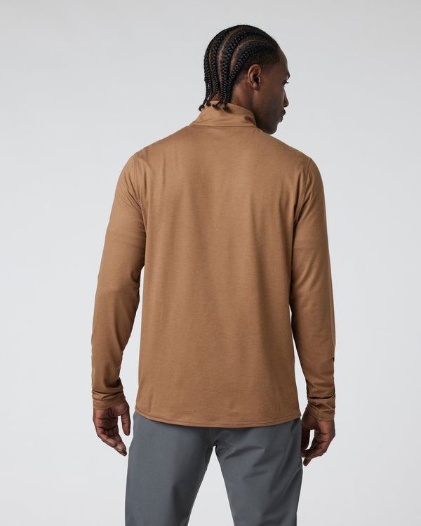 Ease Performance Half Zip 2.0 | Pecan Heather