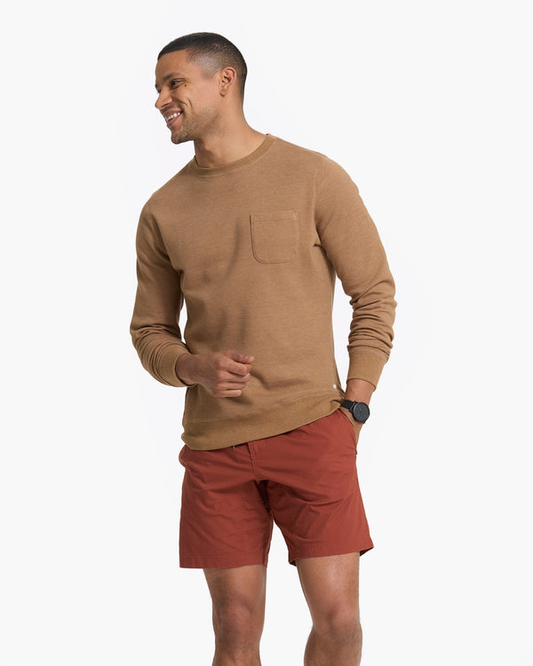 Jeffreys Pullover | Camel Heather