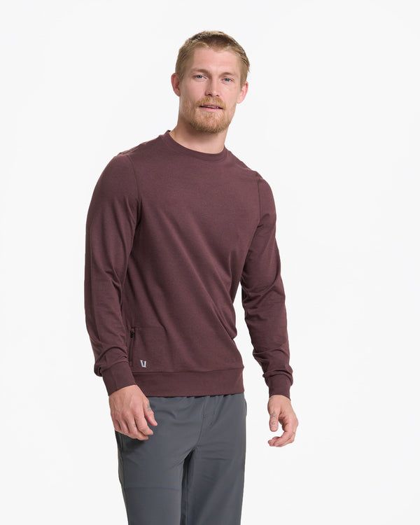 Ponto Performance Crew | Chestnut Heather