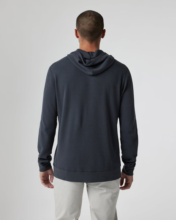 Waffle Hoodie | Navy