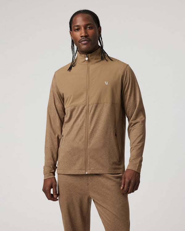 Sunday Element Track Jacket | Pecan Heather