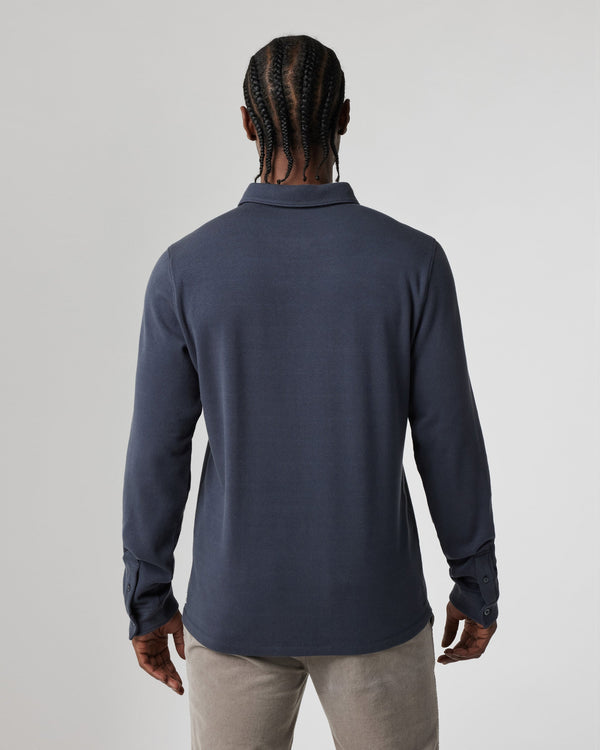 Long Sleeve Westport Polo | Navy