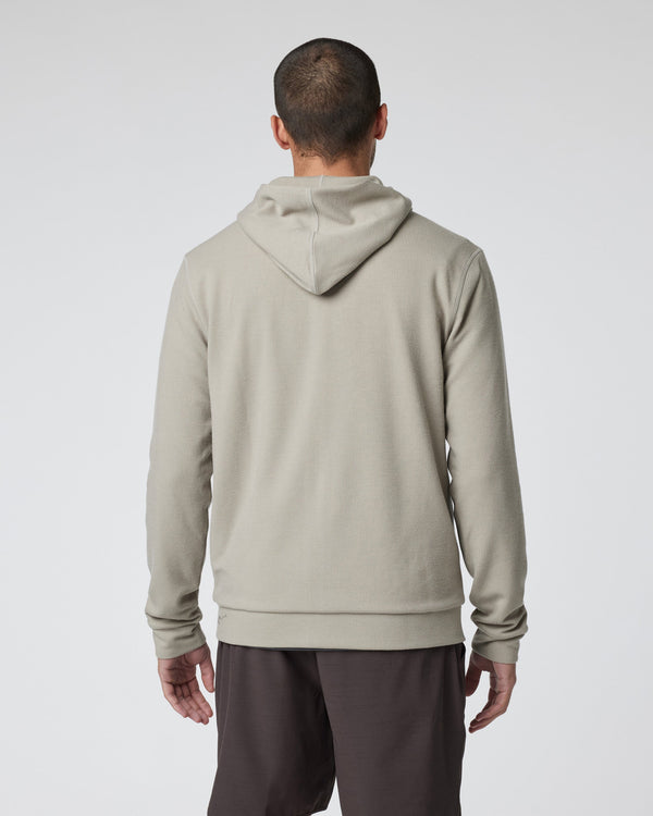 Performance Waffle Zip Hoodie 2.0 | Toast