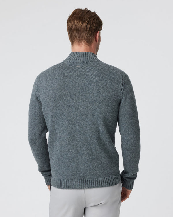Denver Full Zip Sweater | Charcoal