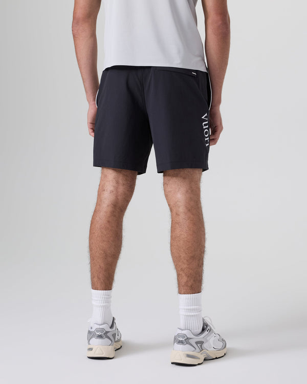 Crosscourt Short | Black Logo Graphic