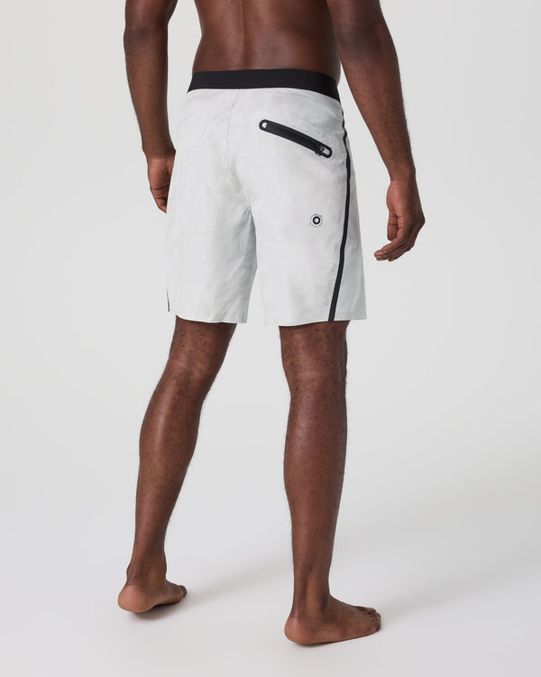 Knox Boardshort | Frost Grey Wrinkle