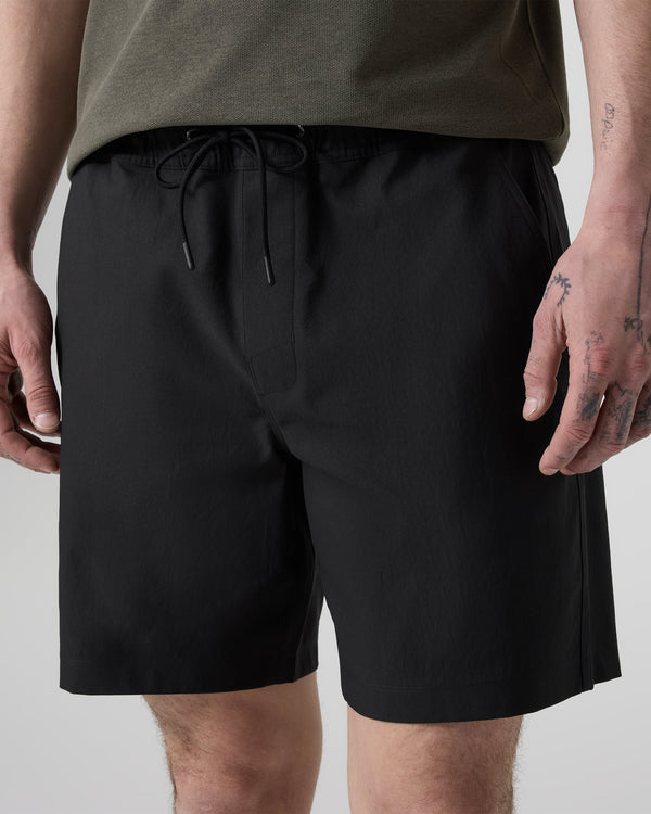 Cascade Crinkle Elastic Waist Short 8