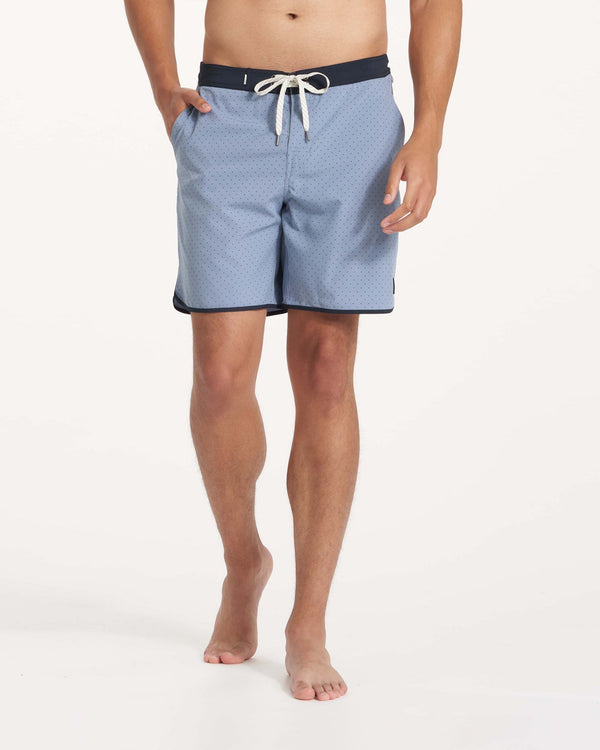 Cruise Boardshort | Cloud Micro Dot
