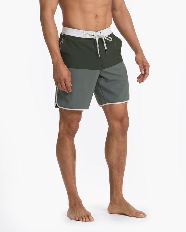 Cruise Boardshort | Dusty Pine Colorblock