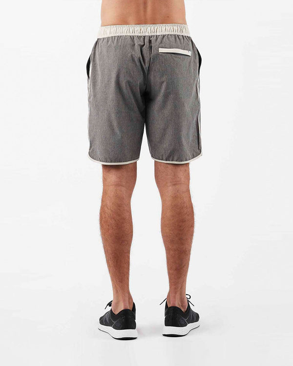 Banks Short | Grey Linen Texture