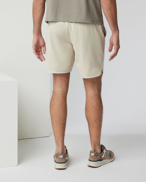 Banks Short | Cashew Linen Texture