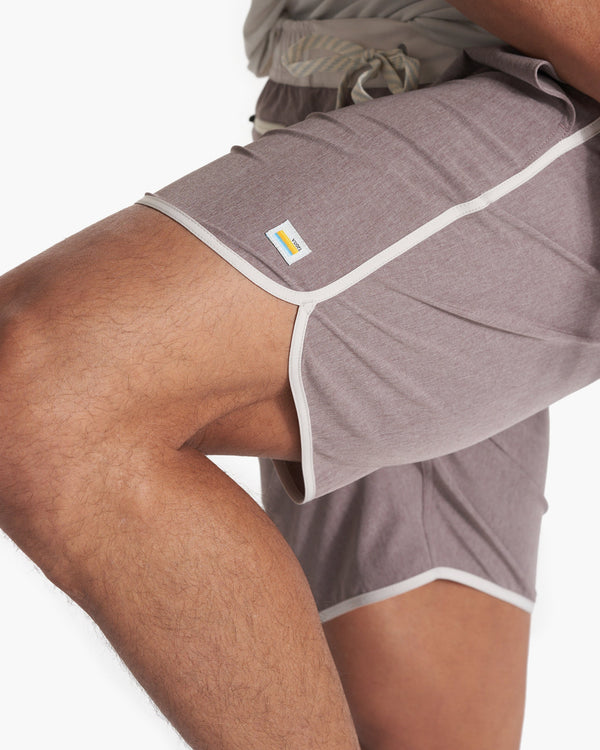 Banks Short | Hazel Linen Texture