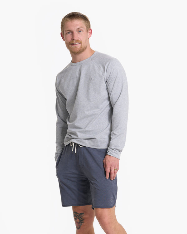 Austin Sweatshort | Azure Heather