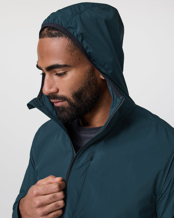 Ronan Packable Jacket | Deep Sea