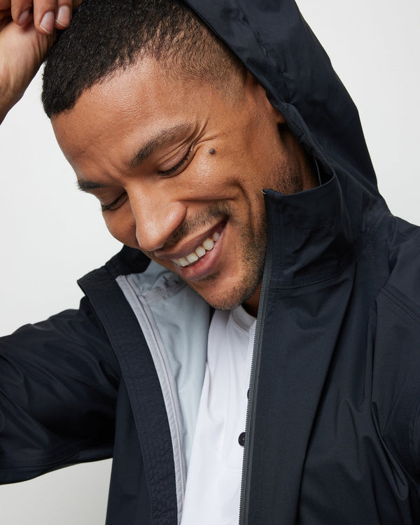 Rainstorm Packable Jacket | Black