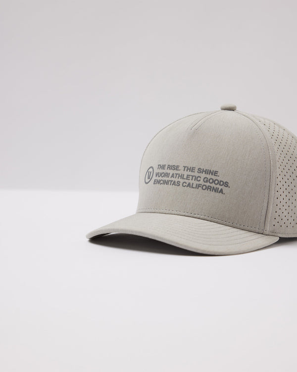 Vuori Water Tech Hat | Light Heather Grey